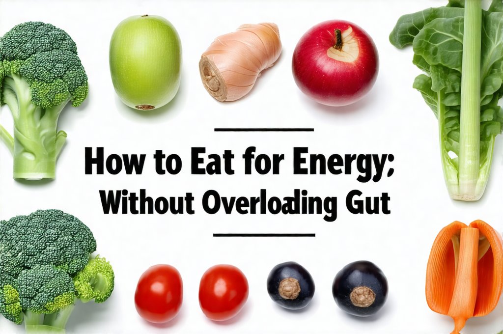 How to Eat for Energy Without Overloading Gut