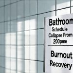 Bathroom Schedule Collapse From Burnout Recovery