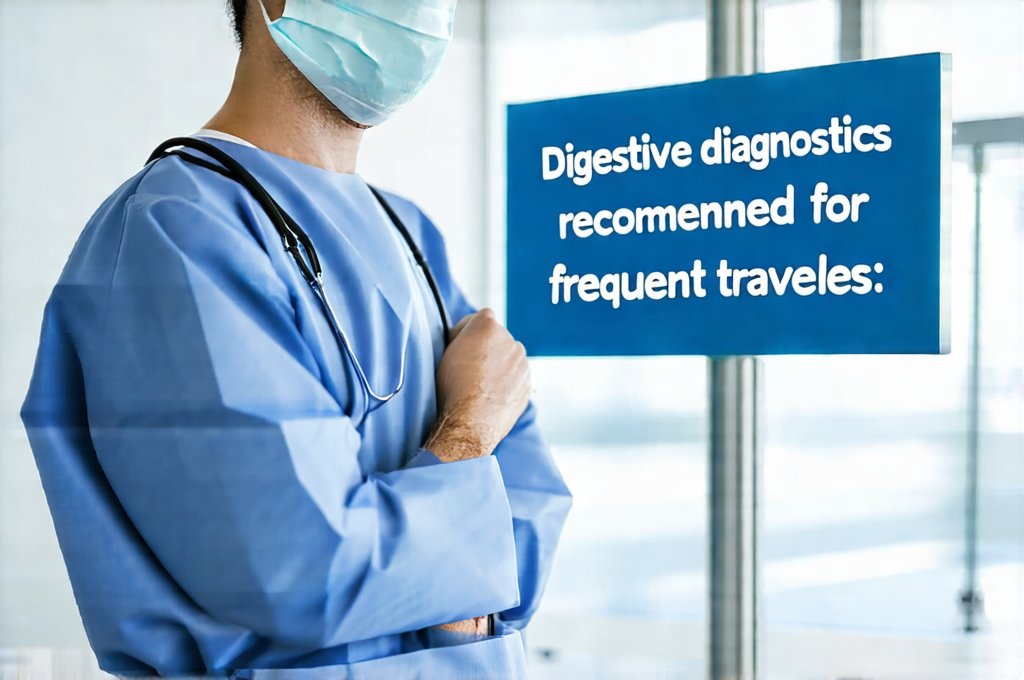 Digestive diagnostics recommended for frequent travelers