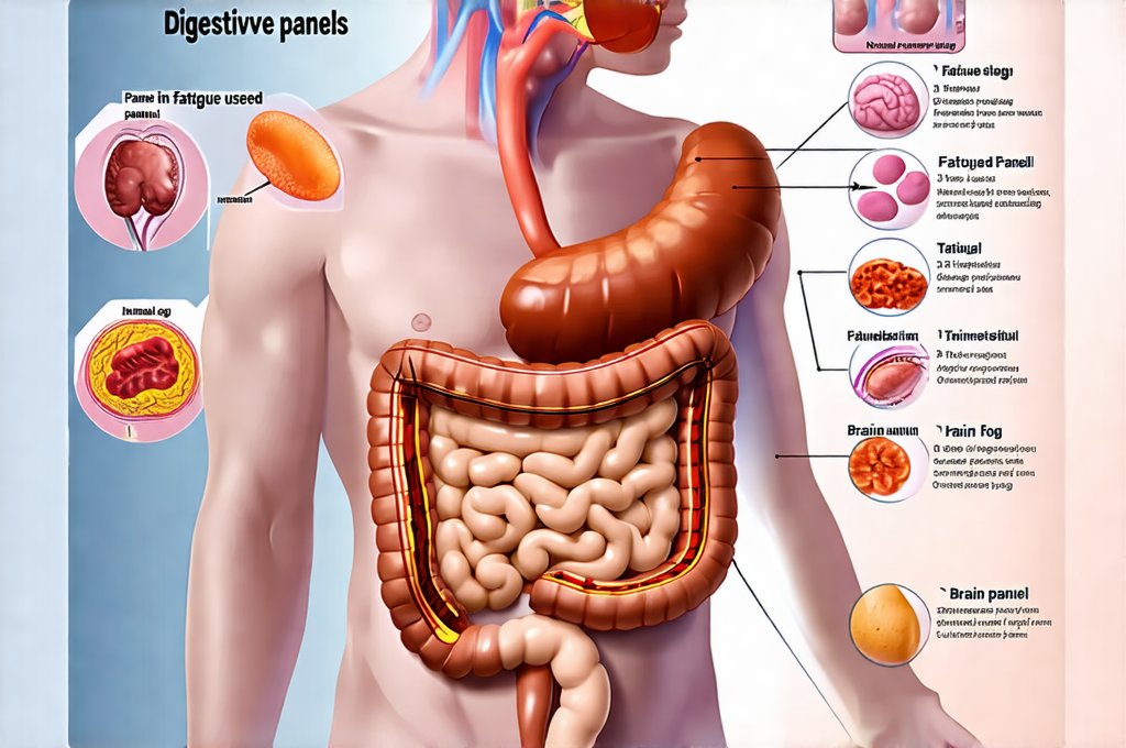 Digestive panels used in fatigue and brain fog