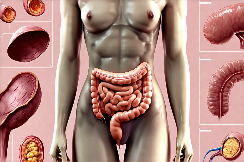 Full-body panels that include gut-related clues