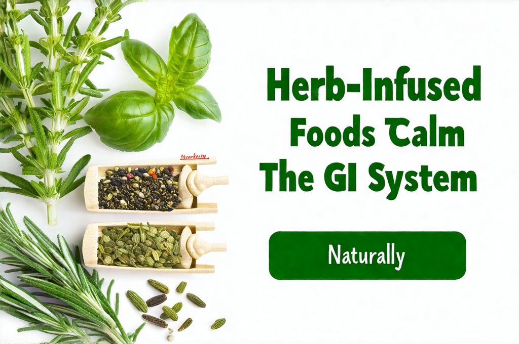 Herb-Infused Foods That Calm The GI System Naturally