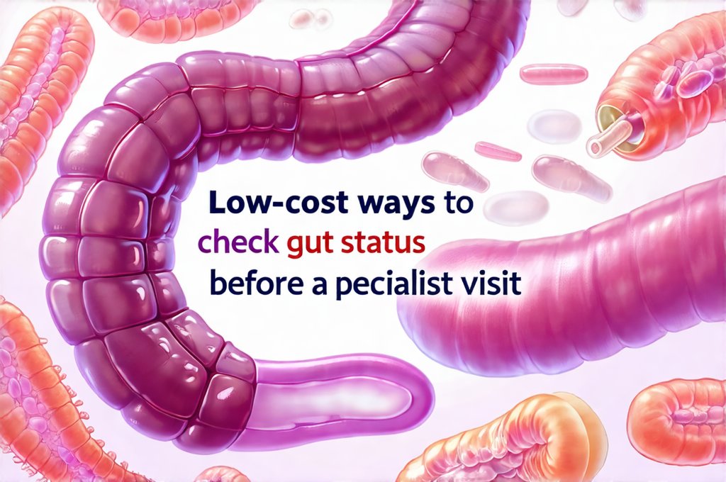 Low-cost ways to check gut status before a specialist visit