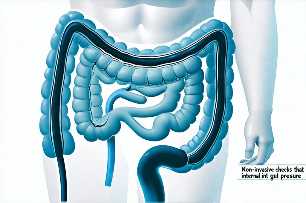 Non-invasive checks that reveal internal gut pressure