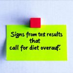 Signs from test results that call for diet overhaul