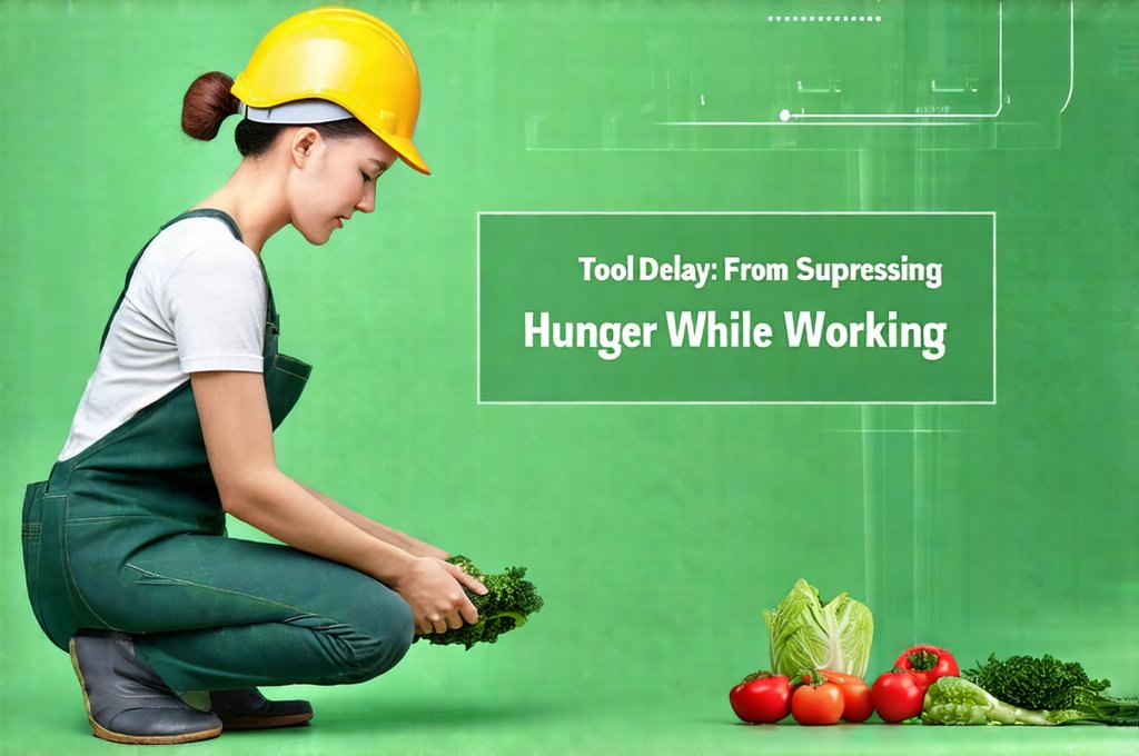Stool Delay From Suppressing Hunger While Working