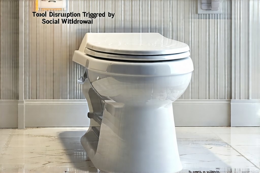 Stool Disruption Triggered by Social Withdrawal