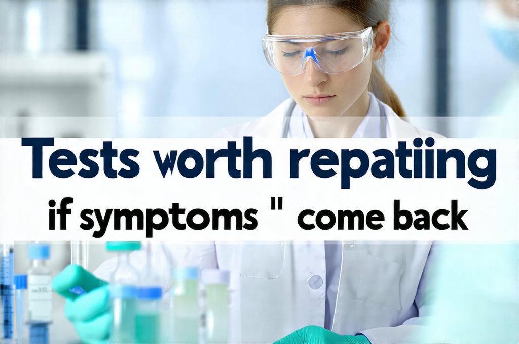 Tests worth repeating if symptoms come back