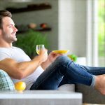 Why sitting in a reclined position is bad after meals