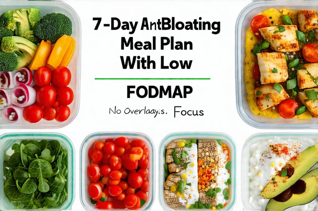 7-Day Anti-Bloating Meal Plan With Low-FODMAP Focus