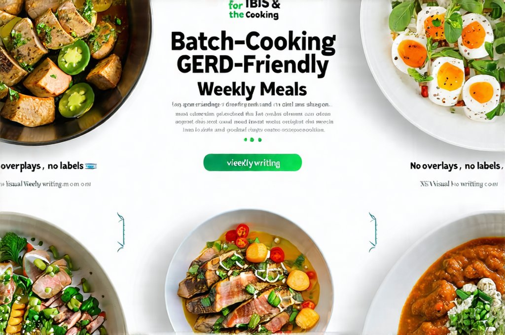 Batch-Cooking for IBS and GERD-Friendly Weekly Meals