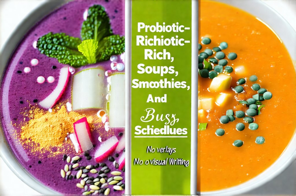Probiotic-Rich Soups, Smoothies, And Snacks For Busy Schedules